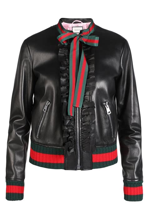 gucci sommerjacke|gucci leather jacket.